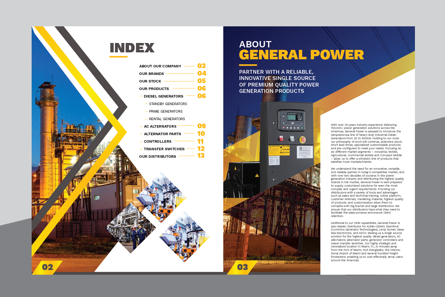 Diseño de Brochure por Achiver para General Power Limited, Inc. | Diseño #19985065