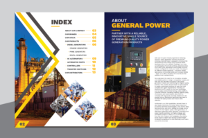 Brochure Design by Achiver for General Power Limited, Inc. | Design: #19985065