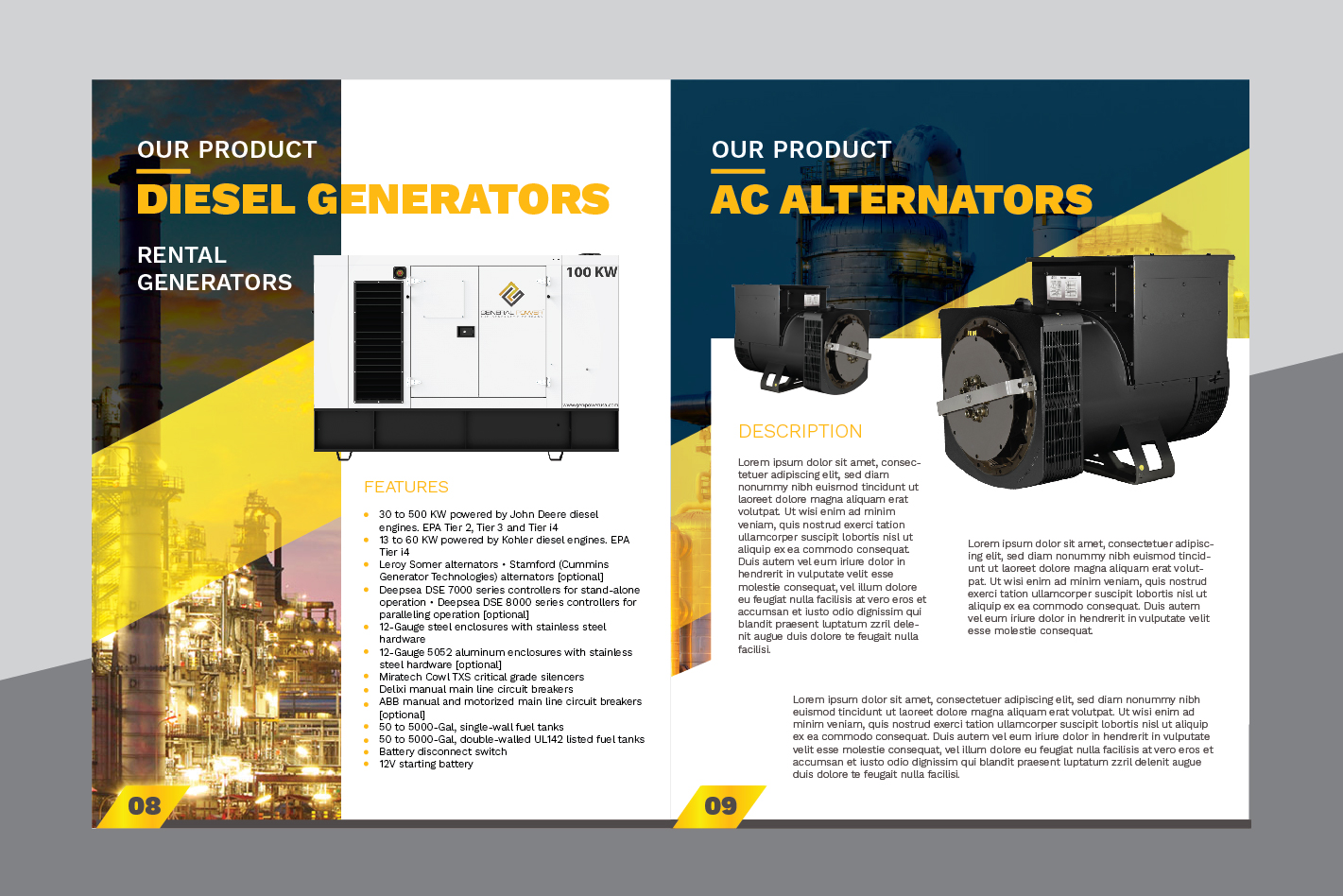 Brochure Design by Achiver for General Power Limited, Inc. | Design #19985077