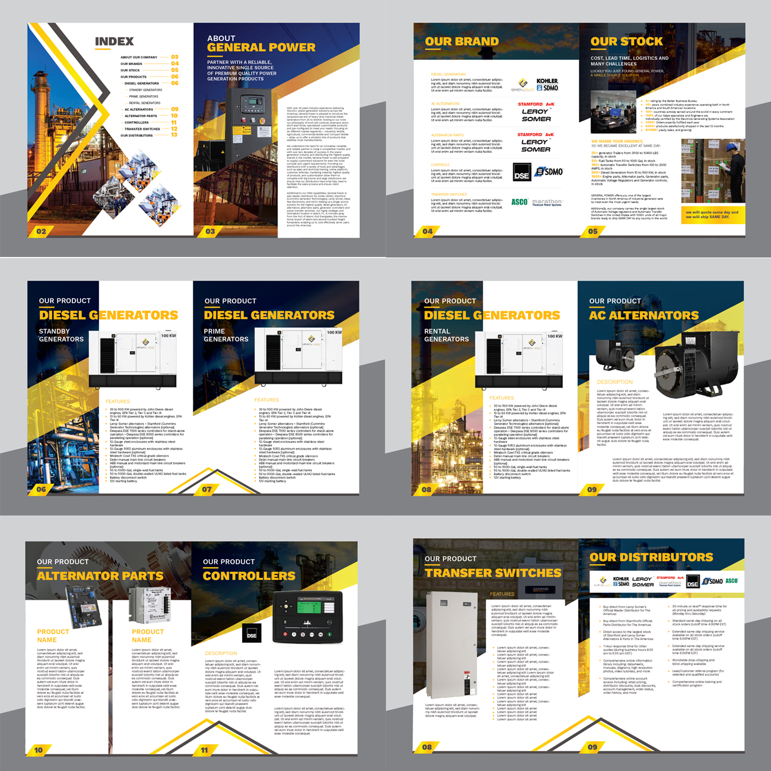 Brochure Design by Achiver for General Power Limited, Inc. | Design #19985078