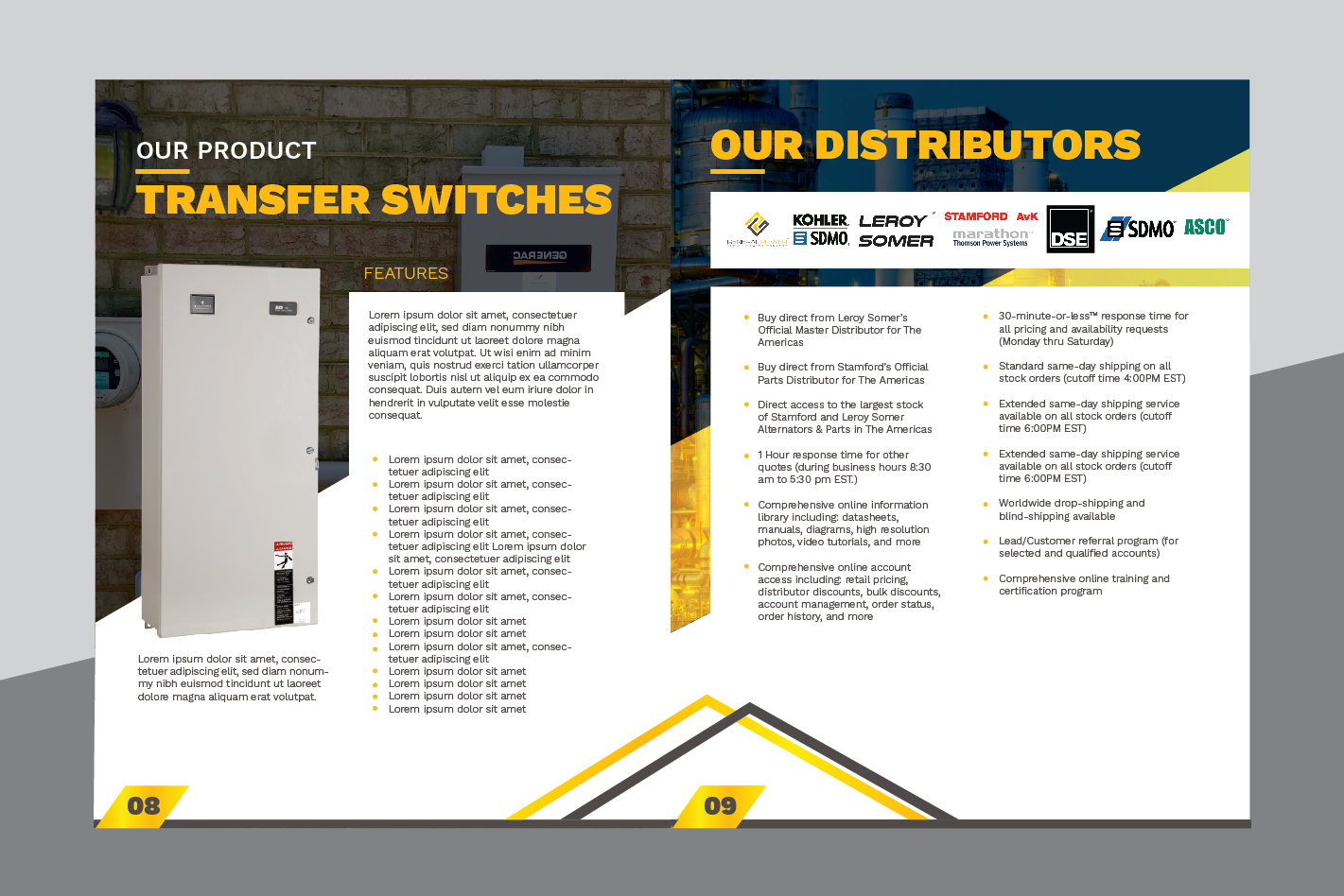 Brochure Design by Achiver for General Power Limited, Inc. | Design #19985079