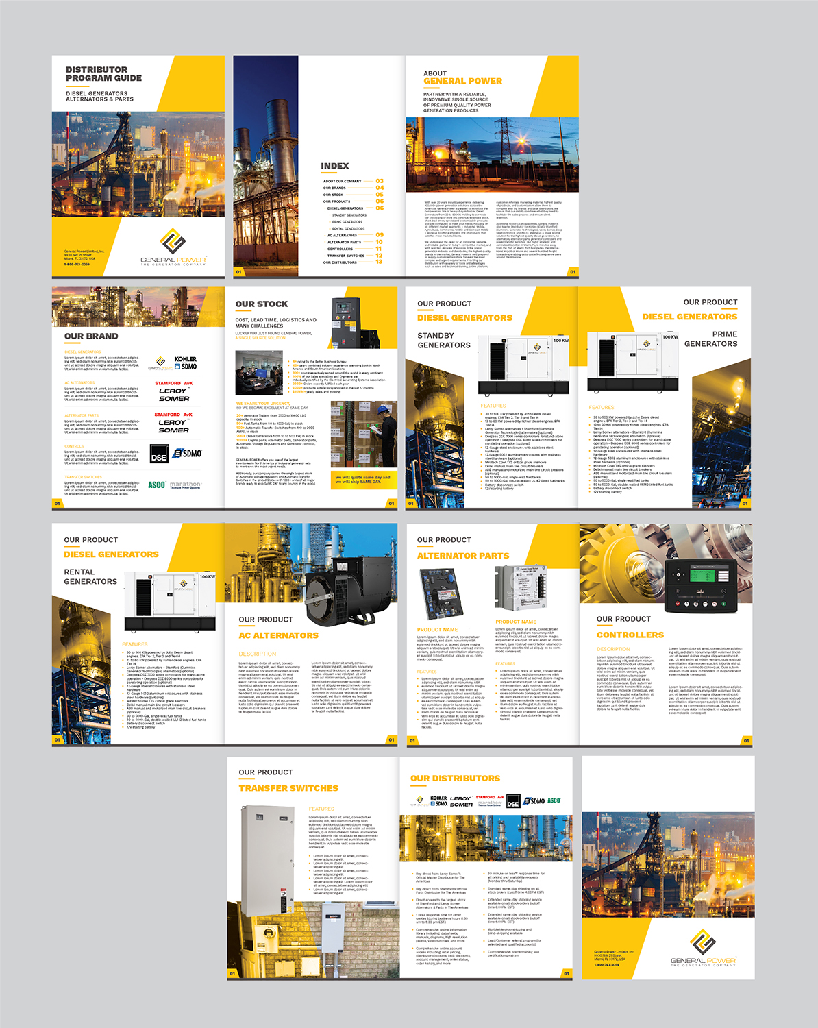 Brochure Design by Achiver for General Power Limited, Inc. | Design #20009791