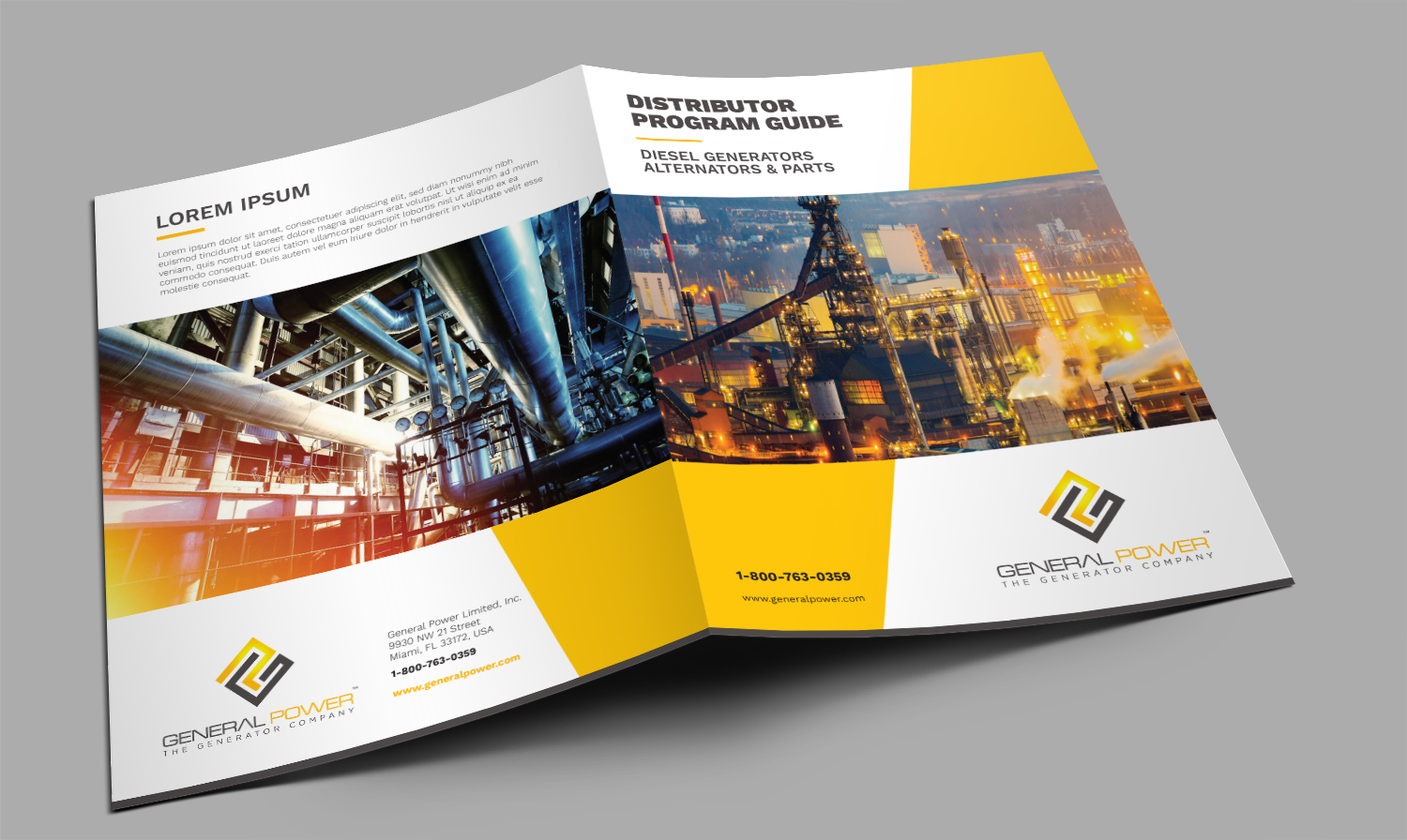 Brochure Design by Achiver for General Power Limited, Inc. | Design #20017285