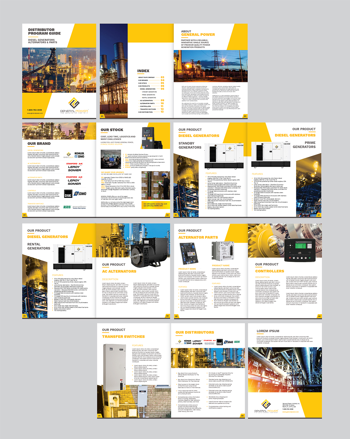 Brochure Design by Achiver for General Power Limited, Inc. | Design #20017288