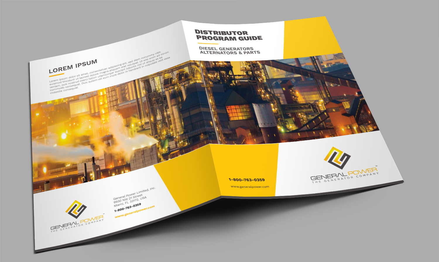 Design de Brochure par Achiver pour General Power Limited, Inc. | Design #20045237