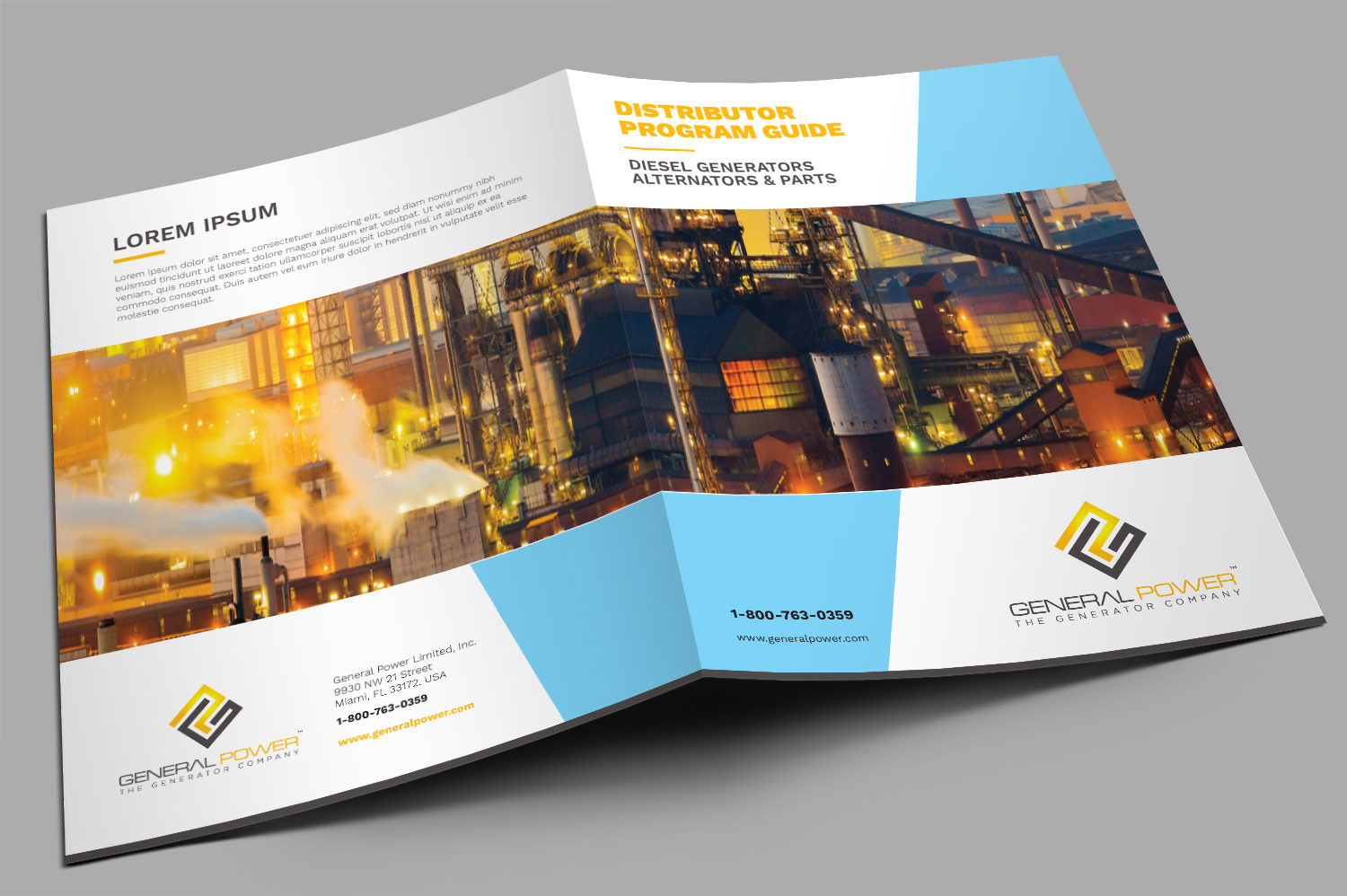 Design de Brochure par Achiver pour General Power Limited, Inc. | Design #20045274