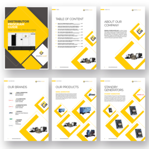 Brochure Design by Pixelon Studio for General Power Limited, Inc. | Design: #20015368