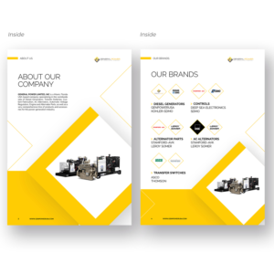 Brochure Design by Pixelon Studio for General Power Limited, Inc. | Design: #20015871