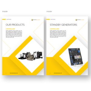 Brochure Design by Pixelon Studio for General Power Limited, Inc. | Design: #20015874