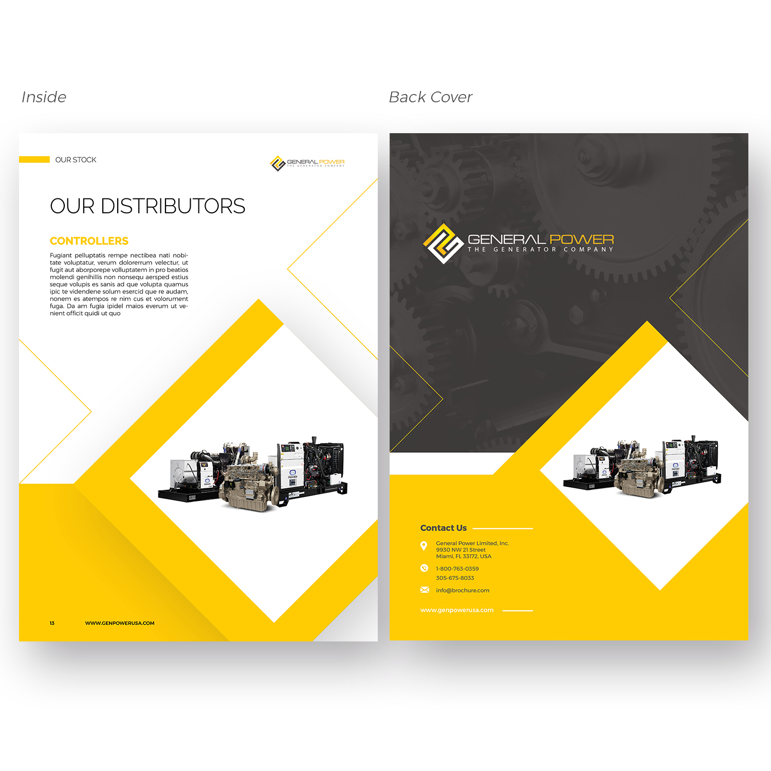 Brochure Design by Pixelon Studio for General Power Limited, Inc. | Design #20015877