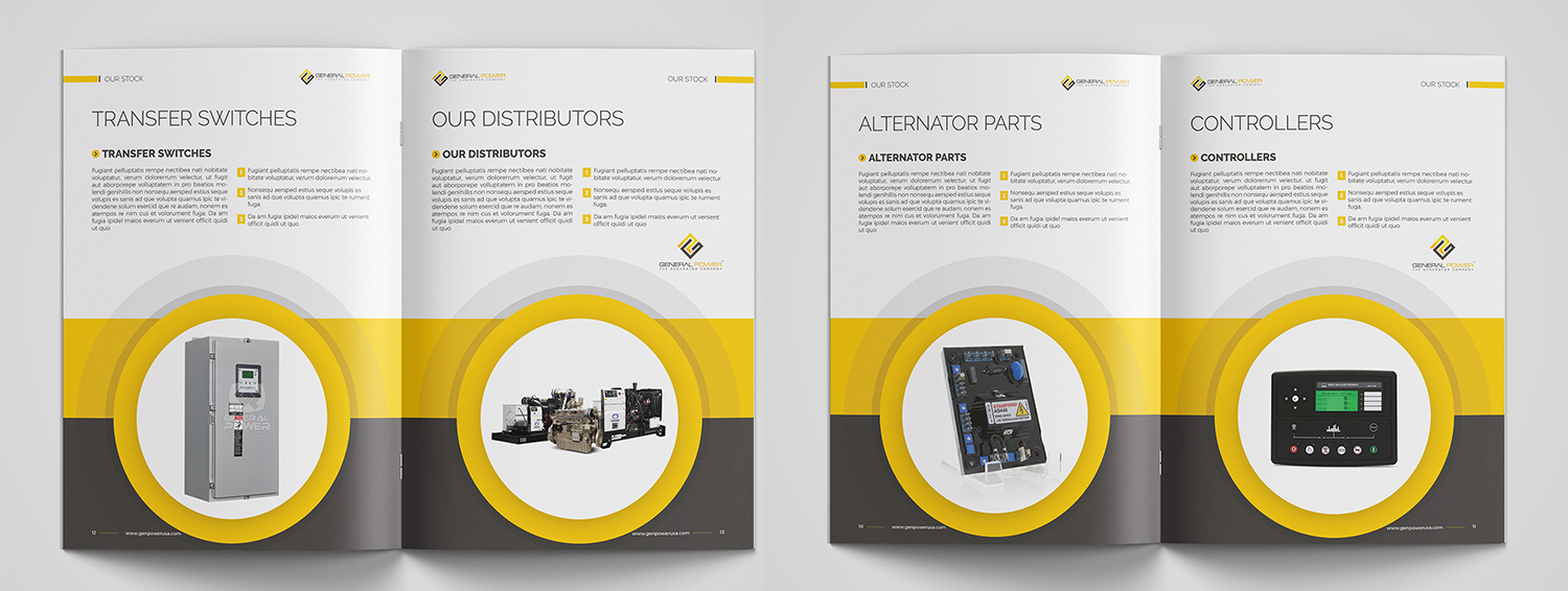 Design de Brochure par Pixelon Studio pour General Power Limited, Inc. | Design #20074068