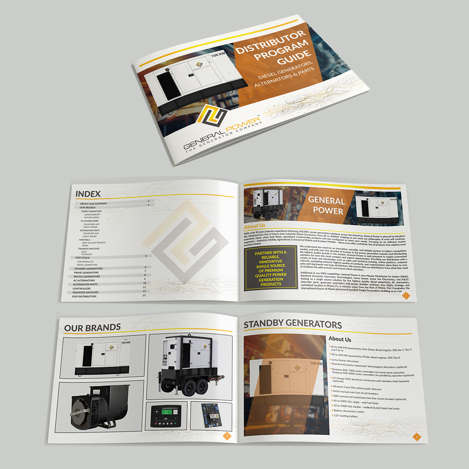 Brochure Design by Your_Design for General Power Limited, Inc. | Design #19987946