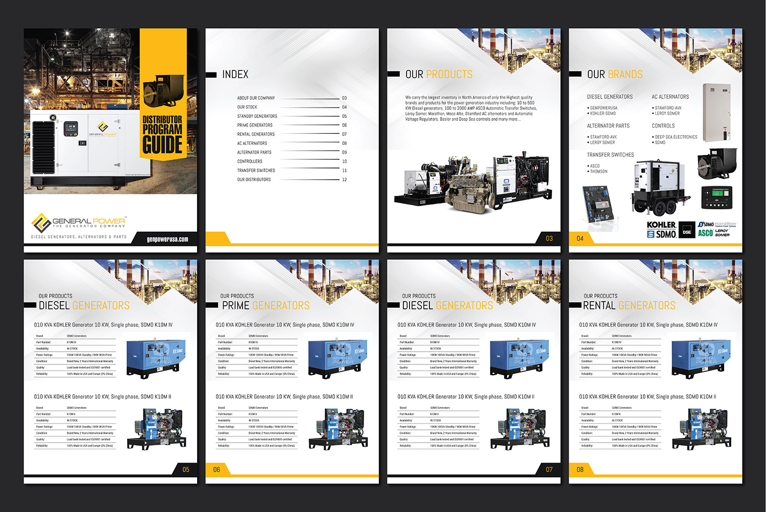 Brochure Design by Deziners Zone for General Power Limited, Inc. | Design #19962260