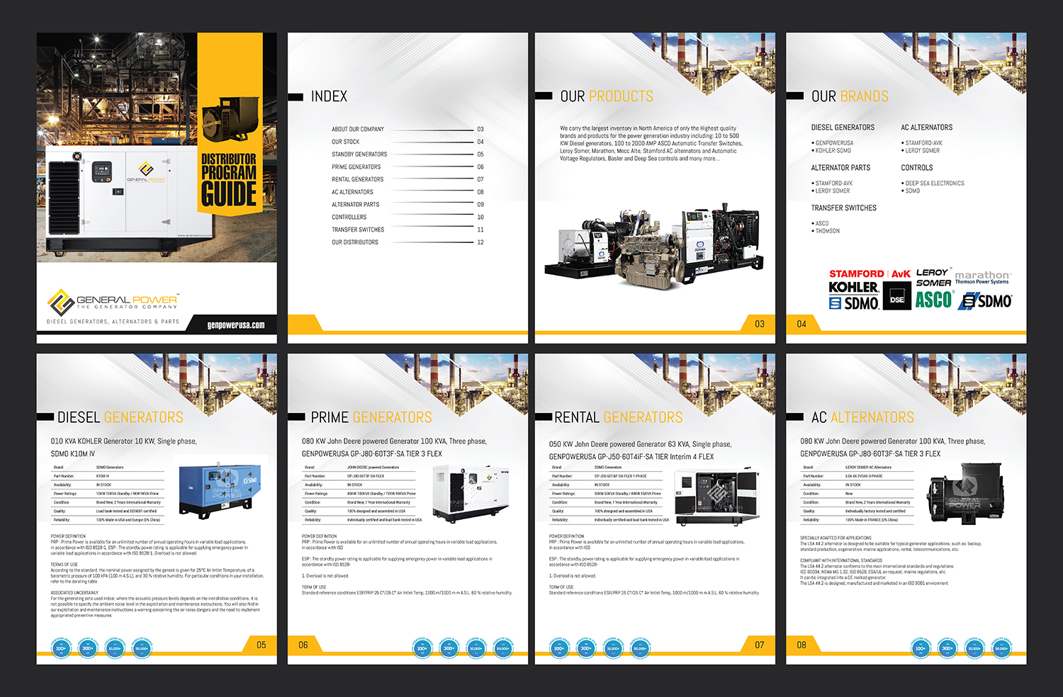 Brochure Design by Deziners Zone for General Power Limited, Inc. | Design #19972983