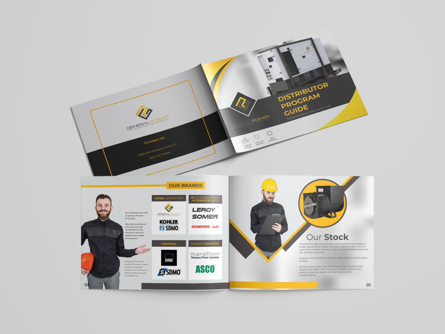 Brochure Design by Louie Fuentes | Manobo Graphic Design Services for General Power Limited, Inc. | Design #19990213