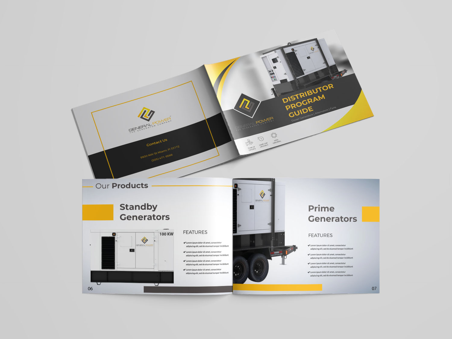 Brochure Design by Louie Fuentes | Manobo Graphic Design Services for General Power Limited, Inc. | Design #19990226