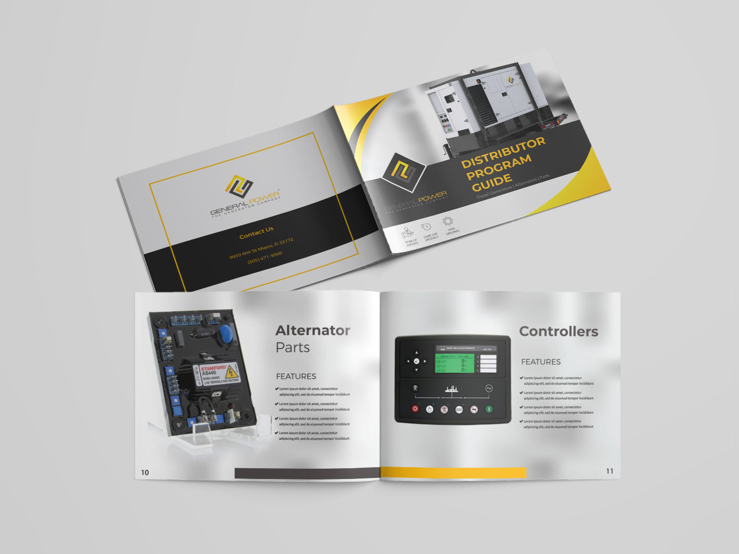 Brochure Design by Louie Fuentes | Manobo Graphic Design Services for General Power Limited, Inc. | Design #19990238