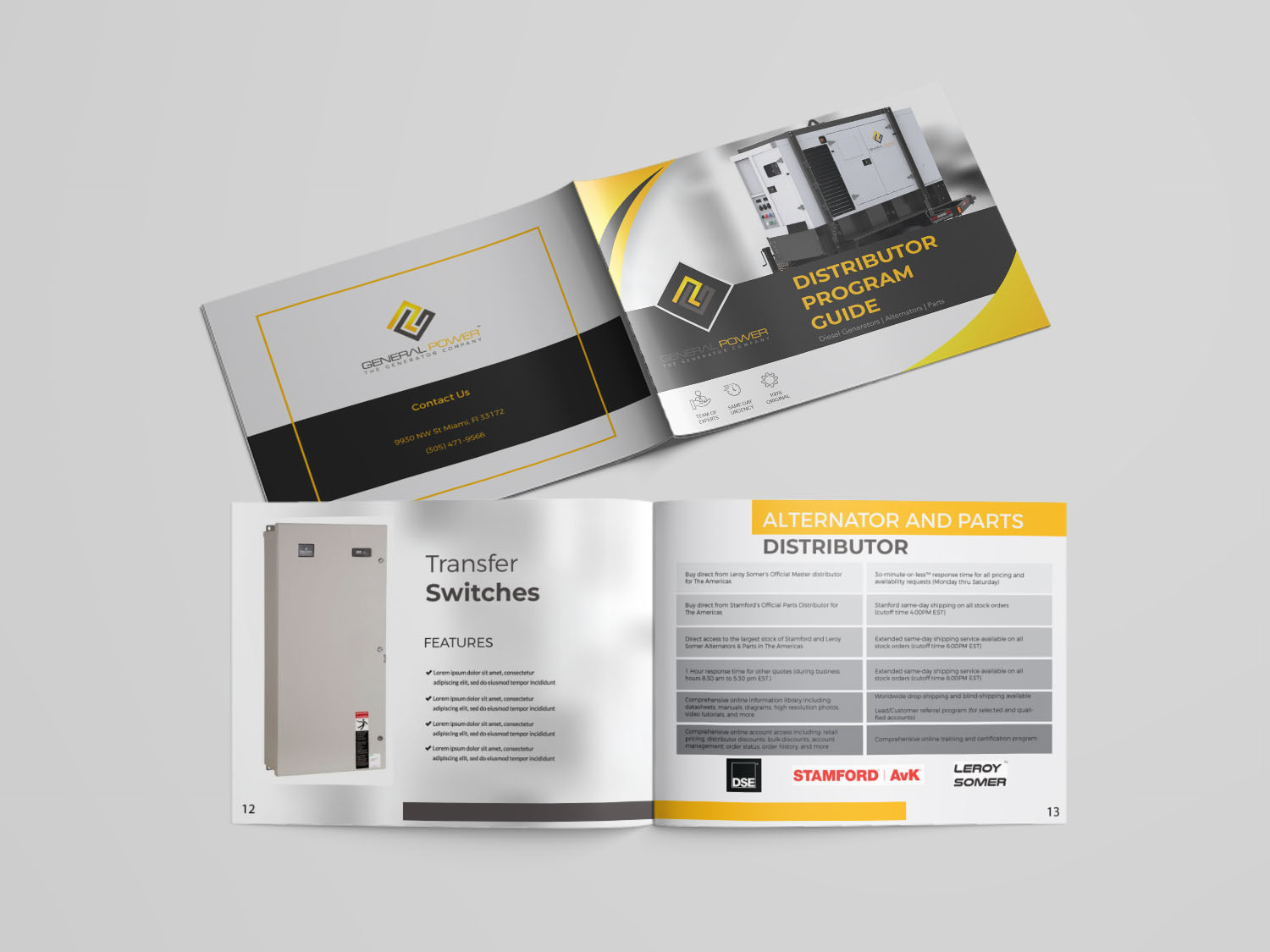 Brochure Design by Louie Fuentes | Manobo Graphic Design Services for General Power Limited, Inc. | Design #19990255