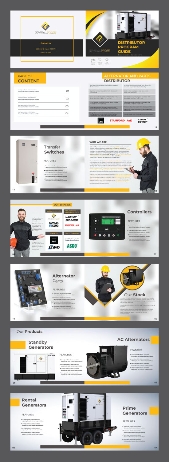 Brochure Design by Louie Fuentes | Manobo Graphic Design Services for General Power Limited, Inc. | Design #20011169