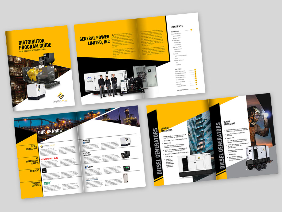 Brochure Design by ATUL SOOD for General Power Limited, Inc. | Design #19996079