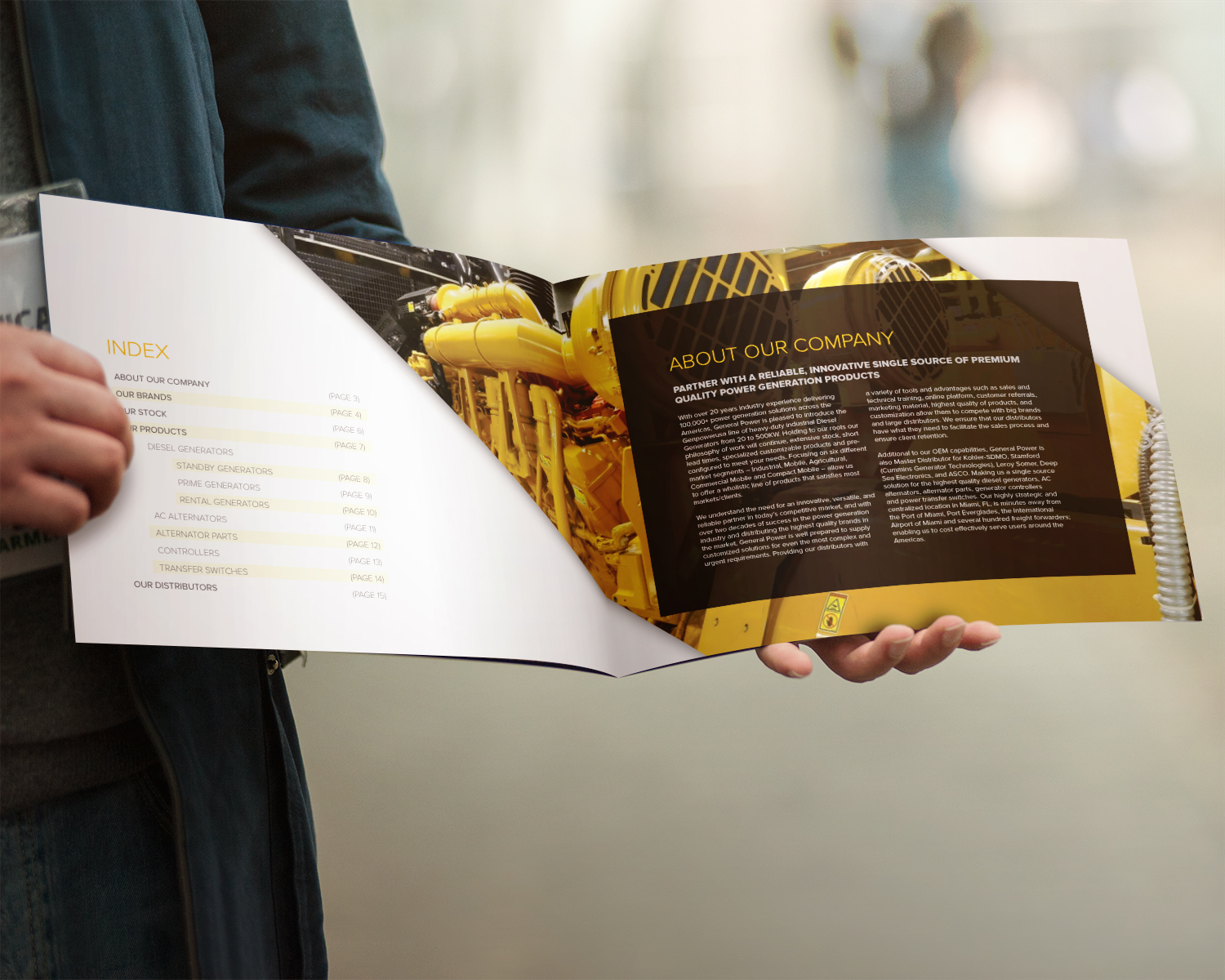 Brochure Design by banedsgn for General Power Limited, Inc. | Design #20263613