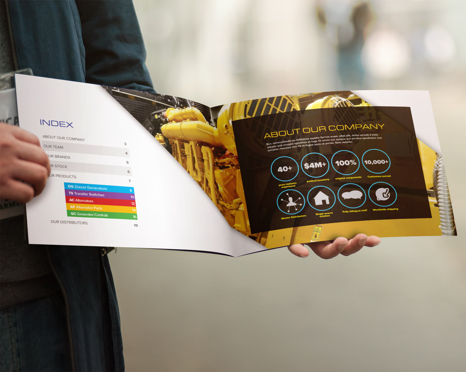 Brochure Design by banedsgn for General Power Limited, Inc. | Design #20326824