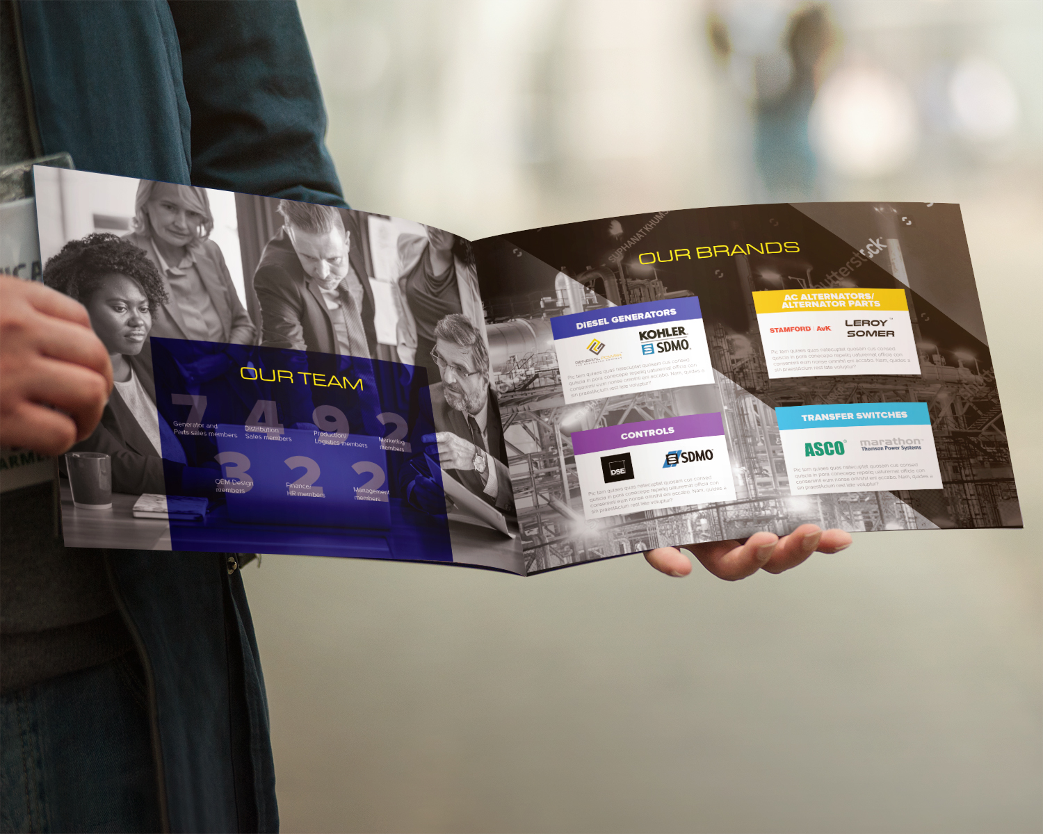 Brochure Design by banedsgn for General Power Limited, Inc. | Design #20443549