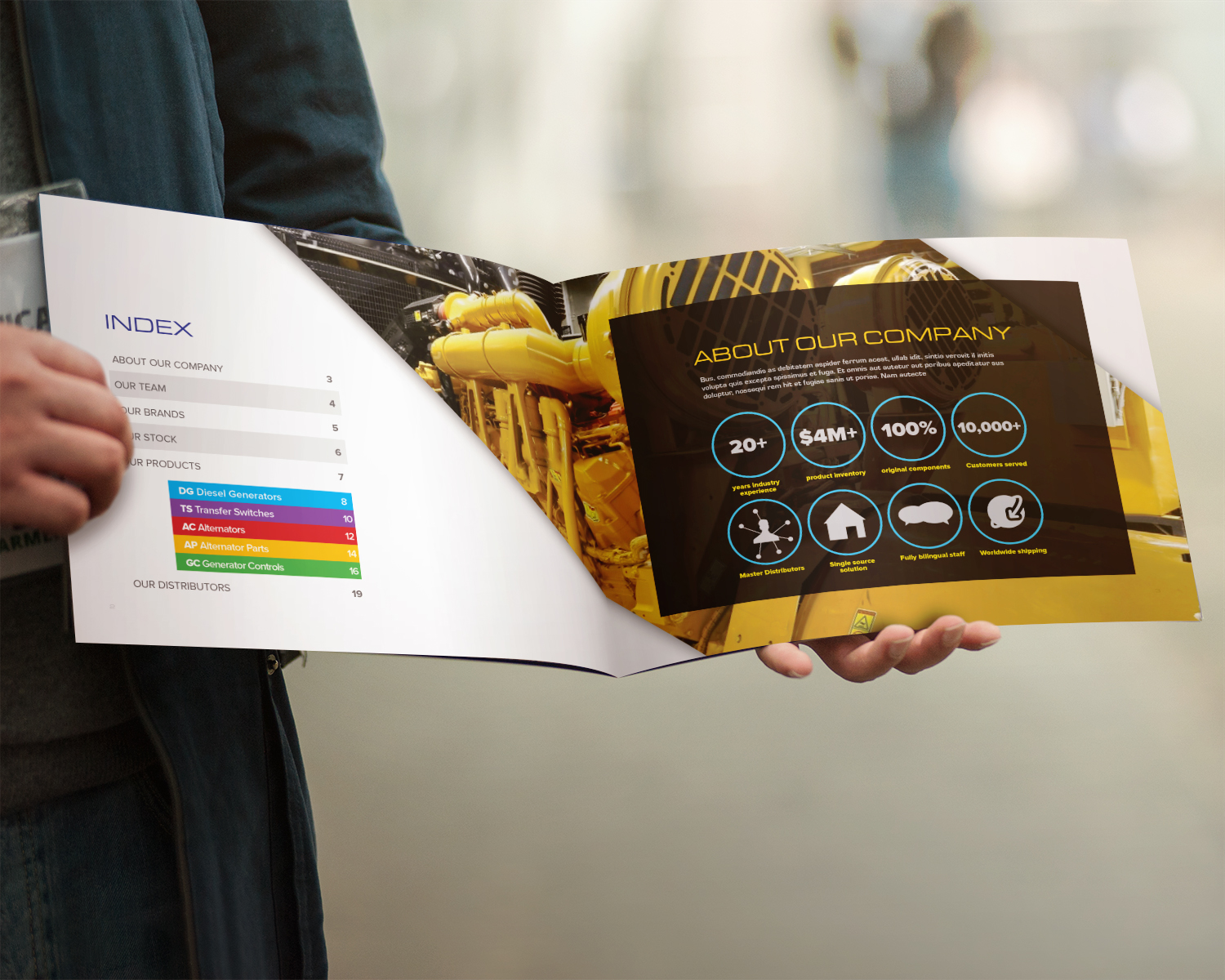 Brochure Design by banedsgn for General Power Limited, Inc. | Design #20725510