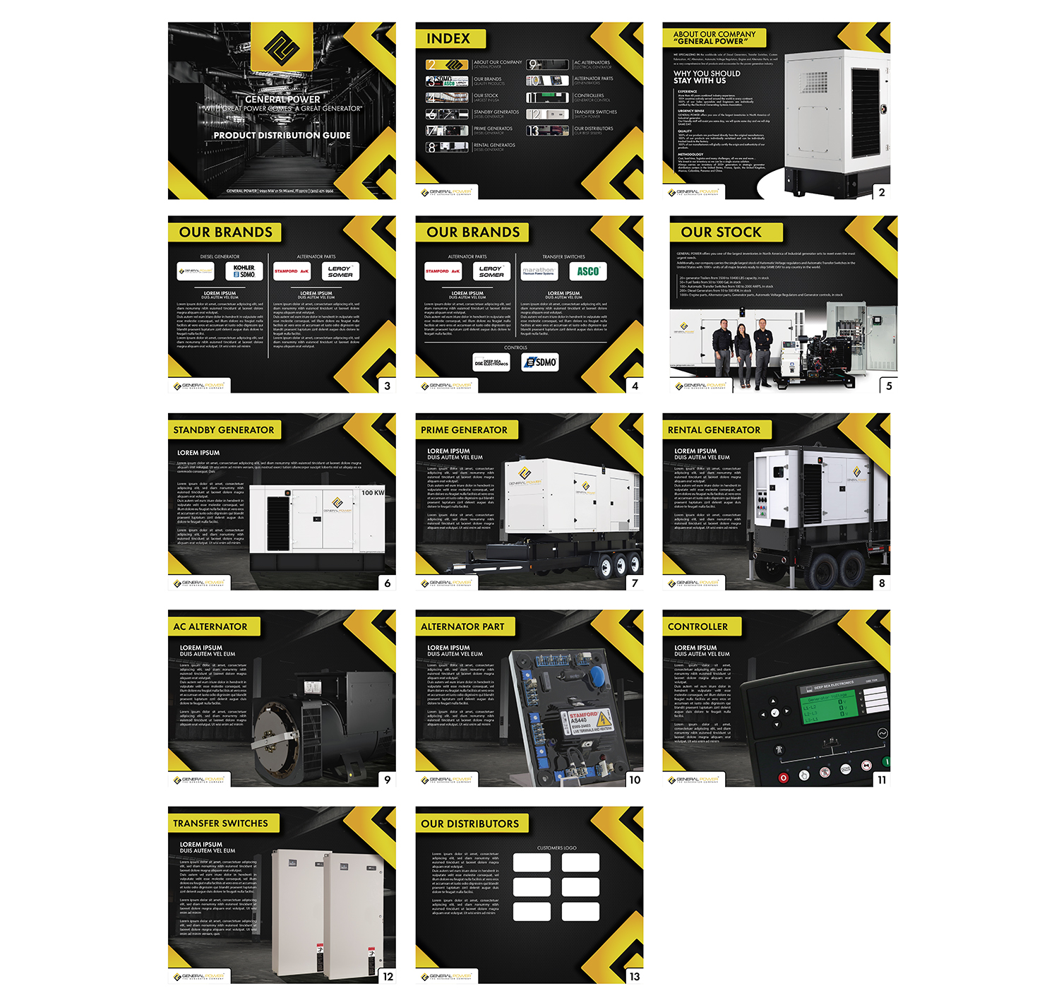 Design de Brochure par VISSART MEDIA pour General Power Limited, Inc. | Design #20015031