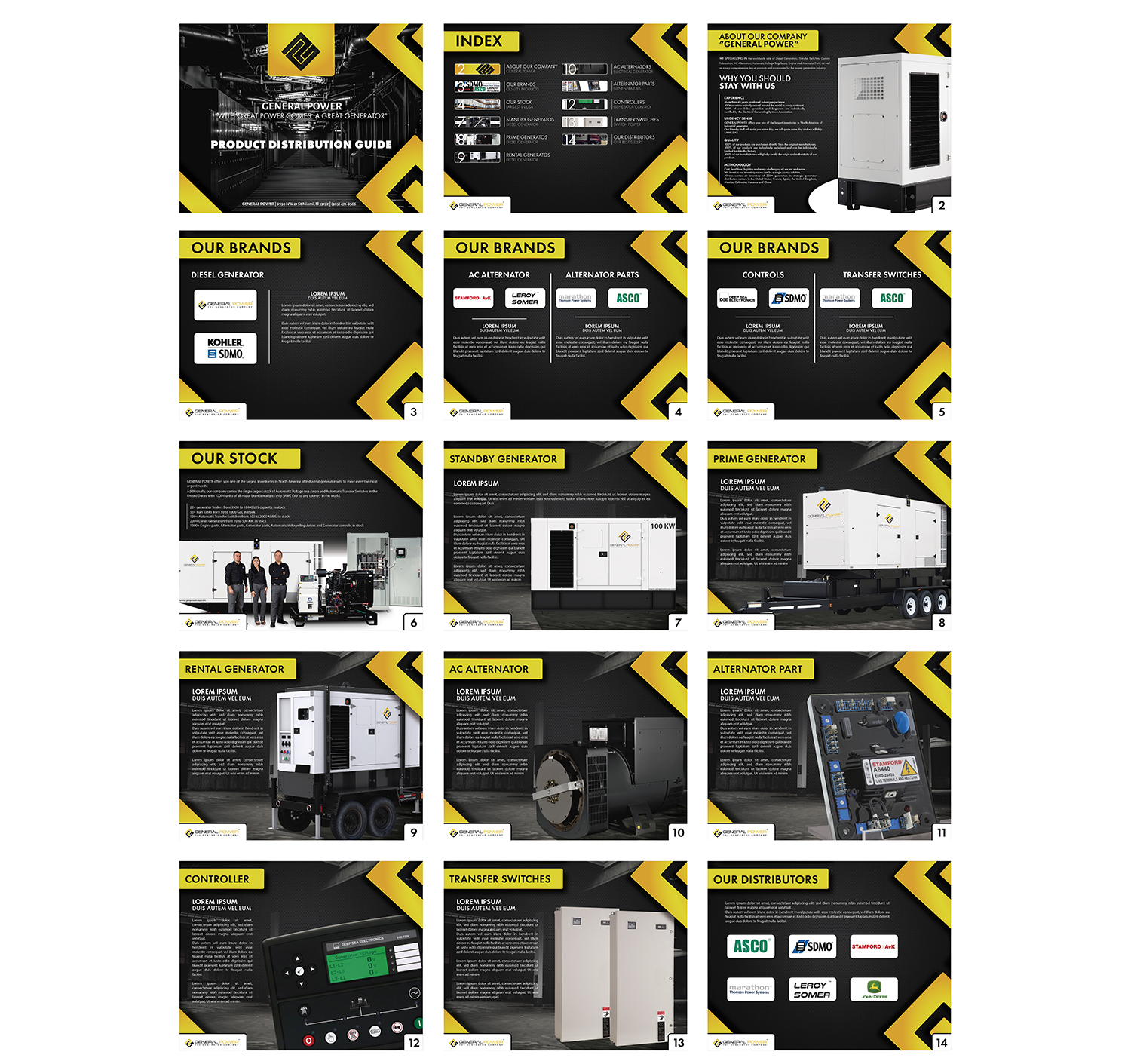 Brochure Design by VISSART MEDIA for General Power Limited, Inc. | Design #20041480