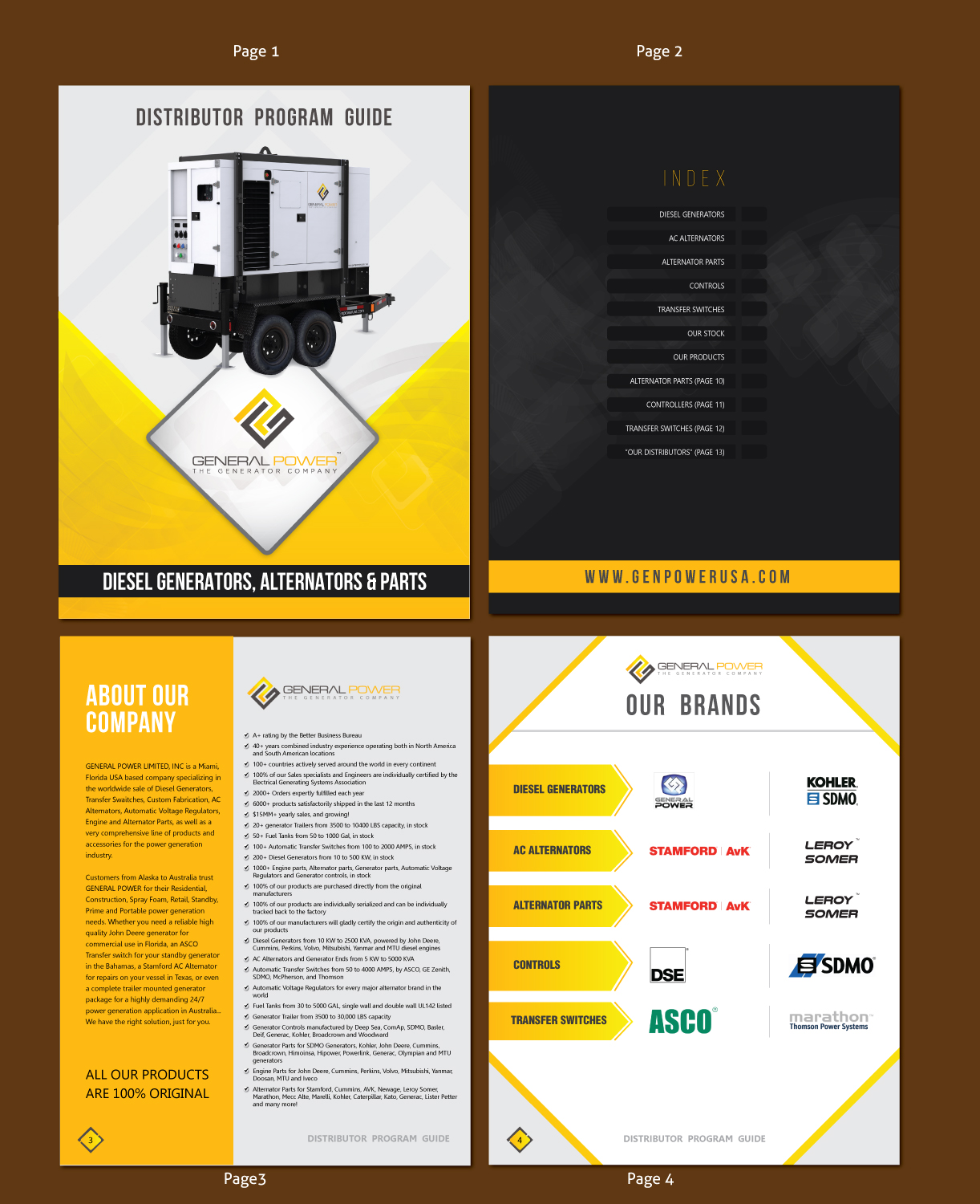 Brochure Design by meet007 for General Power Limited, Inc. | Design #19979273