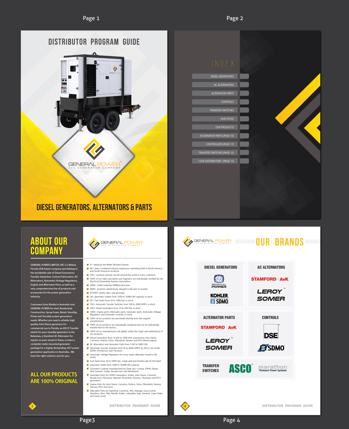 Brochure Design by meet007 for General Power Limited, Inc. | Design #19980241