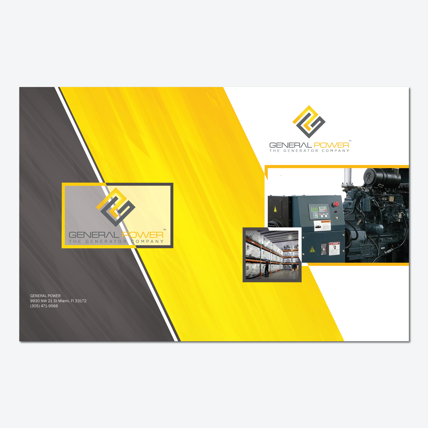 Brochure Design by Shaza Albero for General Power Limited, Inc. | Design #20005738