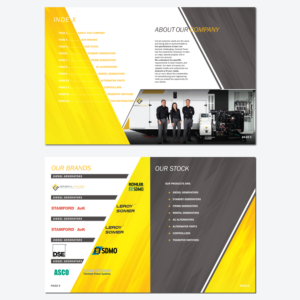 Brochure Design by Shaza Albero for General Power Limited, Inc. | Design: #20005746