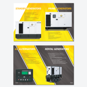 Brochure Design by Shaza Albero for General Power Limited, Inc. | Design: #20005748