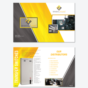 Brochure Design by Shaza Albero for General Power Limited, Inc. | Design: #20021686