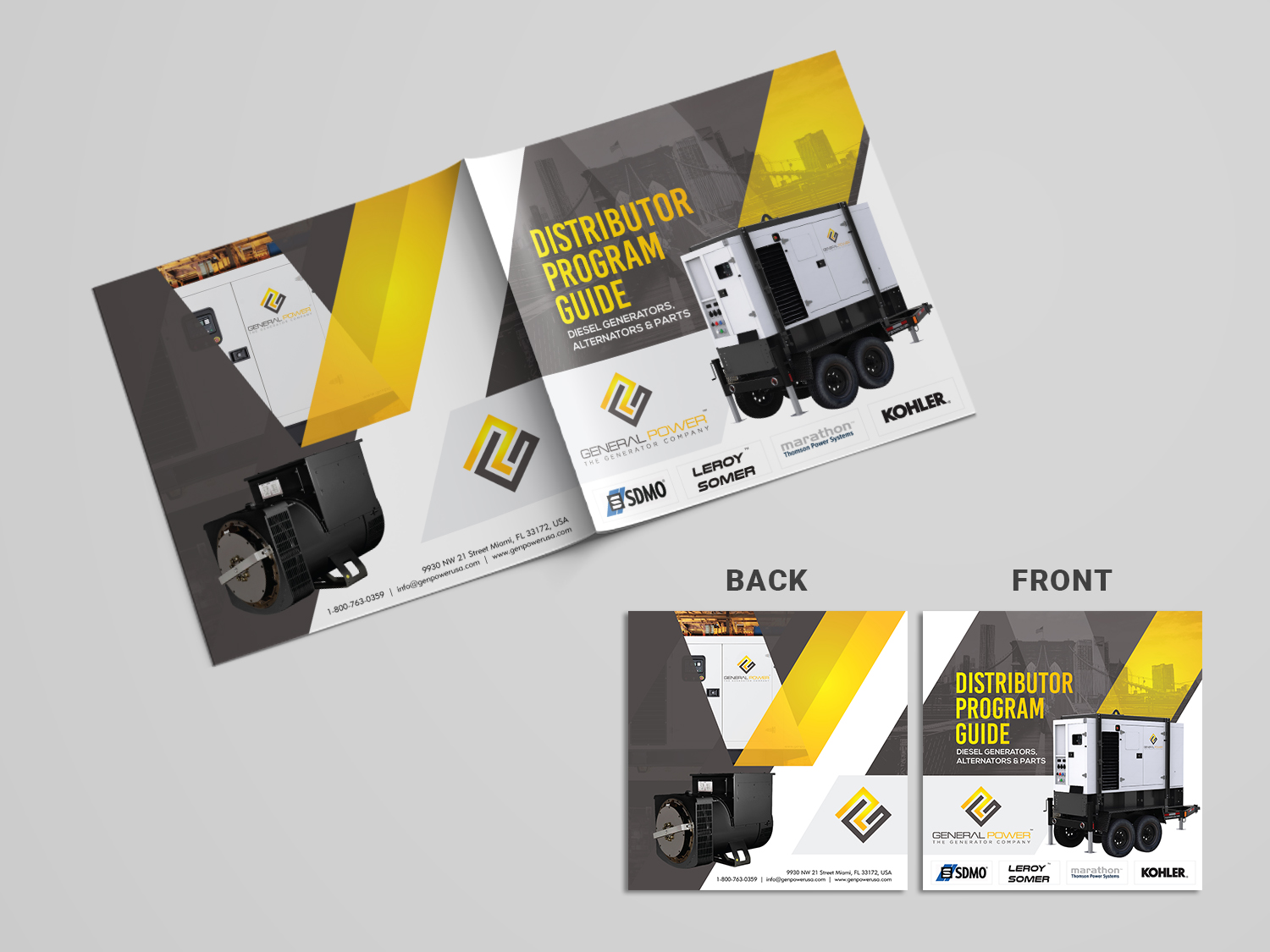 Brochure Design by Titan Solbiz for General Power Limited, Inc. | Design #19958345