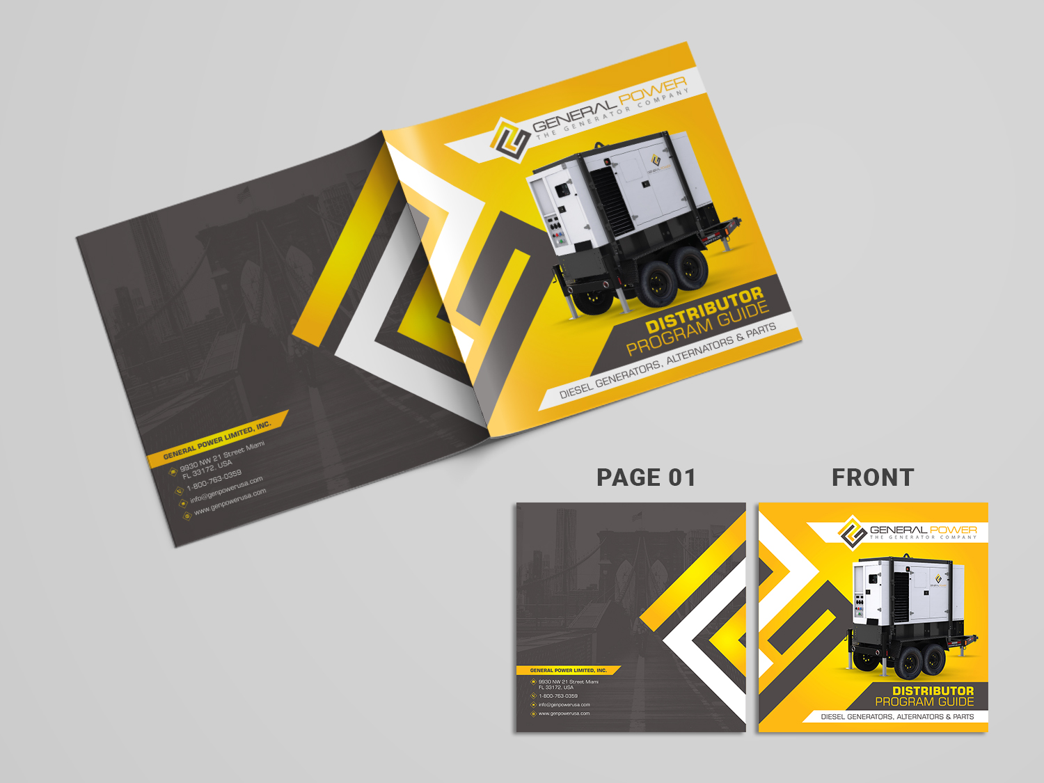 Brochure Design by Titan Solbiz for General Power Limited, Inc. | Design #19969022