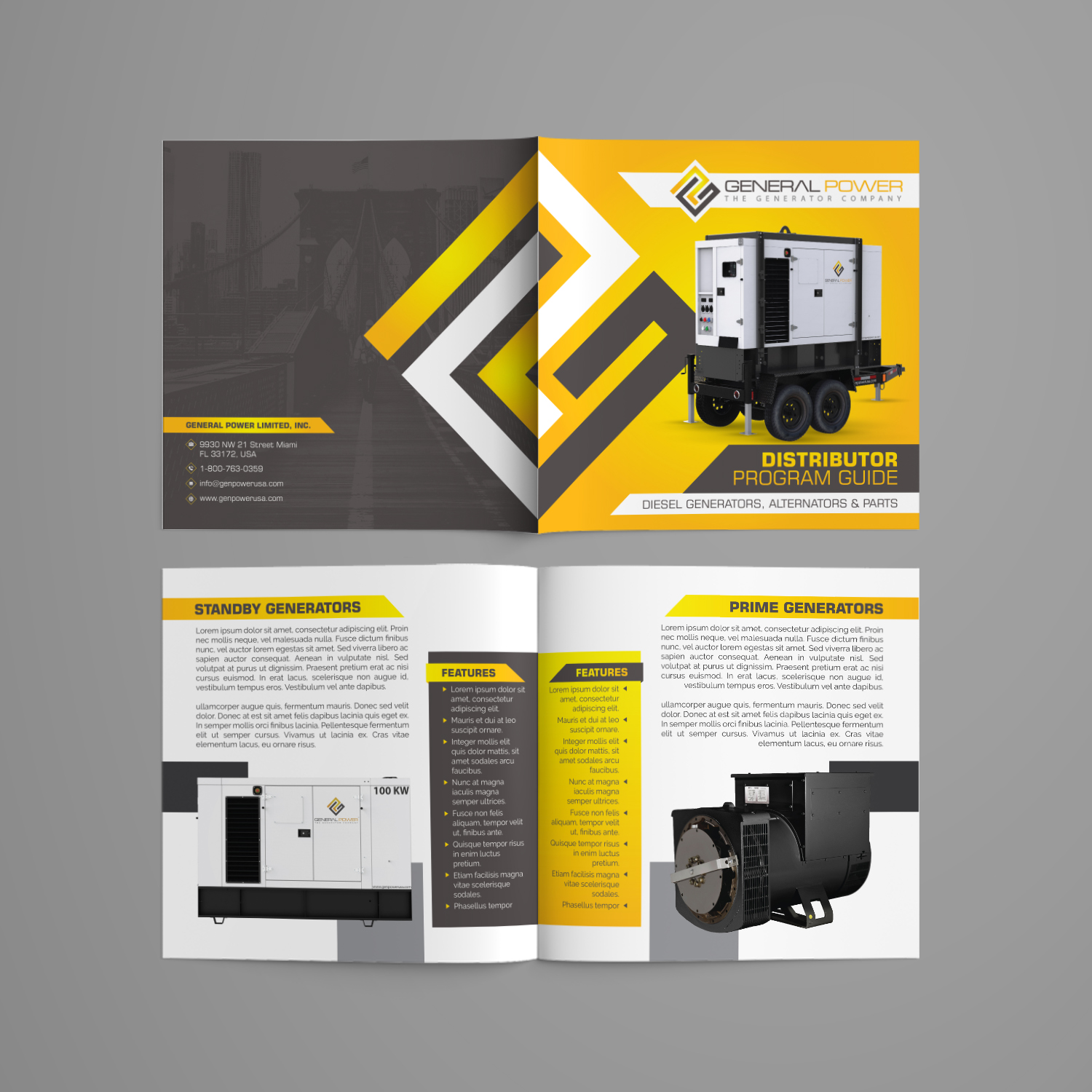 Brochure Design by Titan Solbiz for General Power Limited, Inc. | Design #19994429