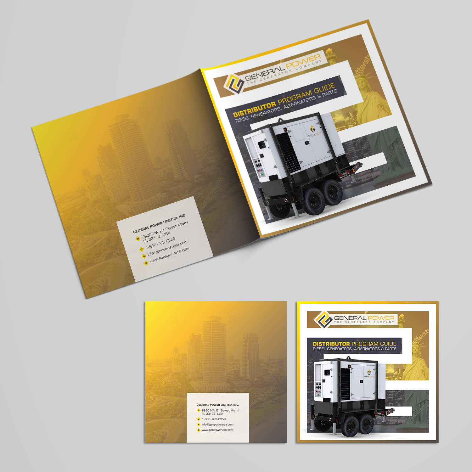 Brochure Design by Titan Solbiz for General Power Limited, Inc. | Design #19994430