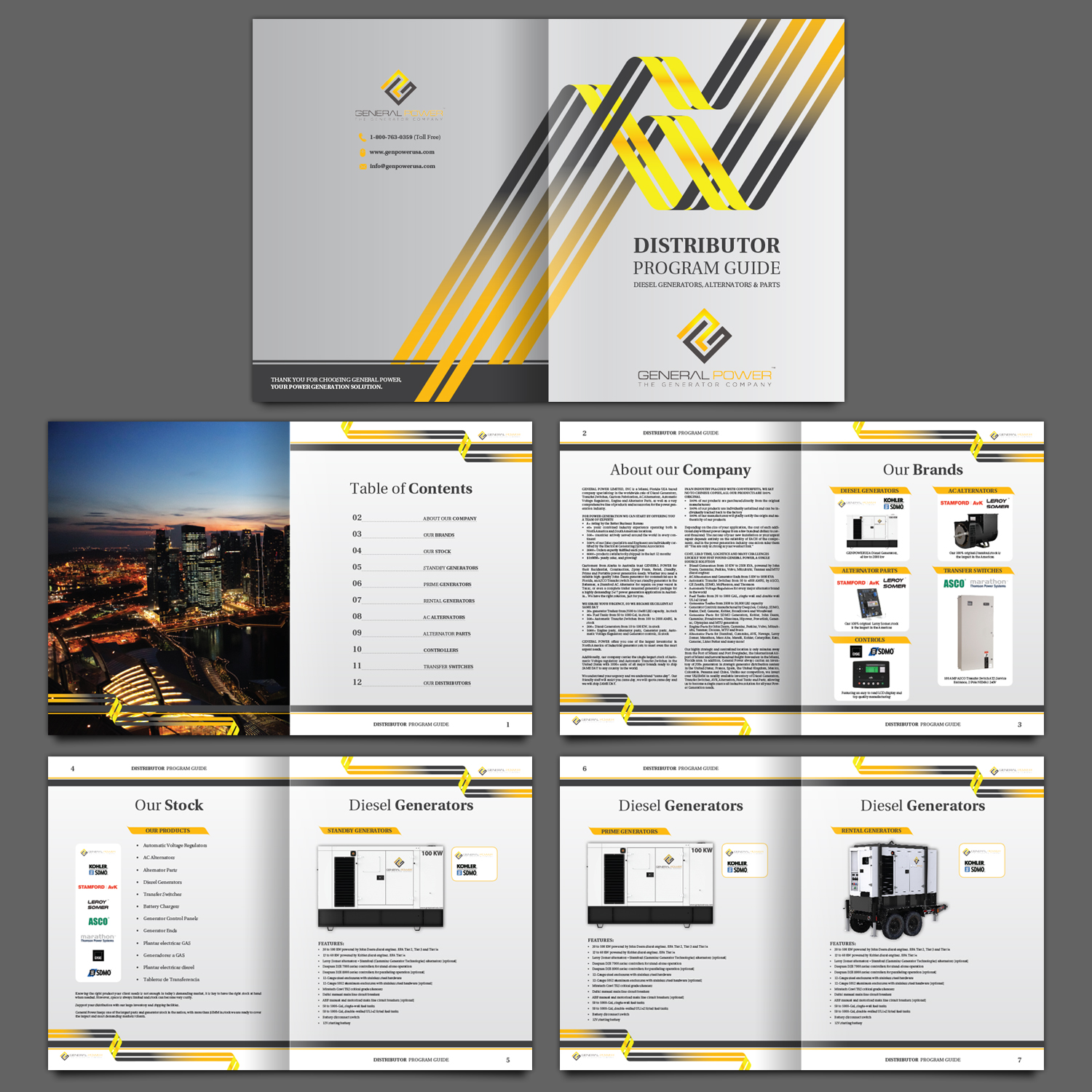 Diseño de Brochure por Ashley Erasmus para General Power Limited, Inc. | Diseño #19984248