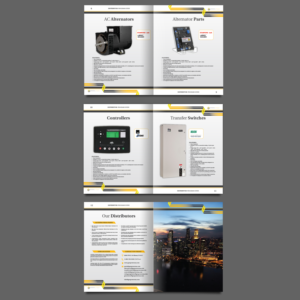 Brochure Design by Ashley Erasmus for General Power Limited, Inc. | Design: #19984249