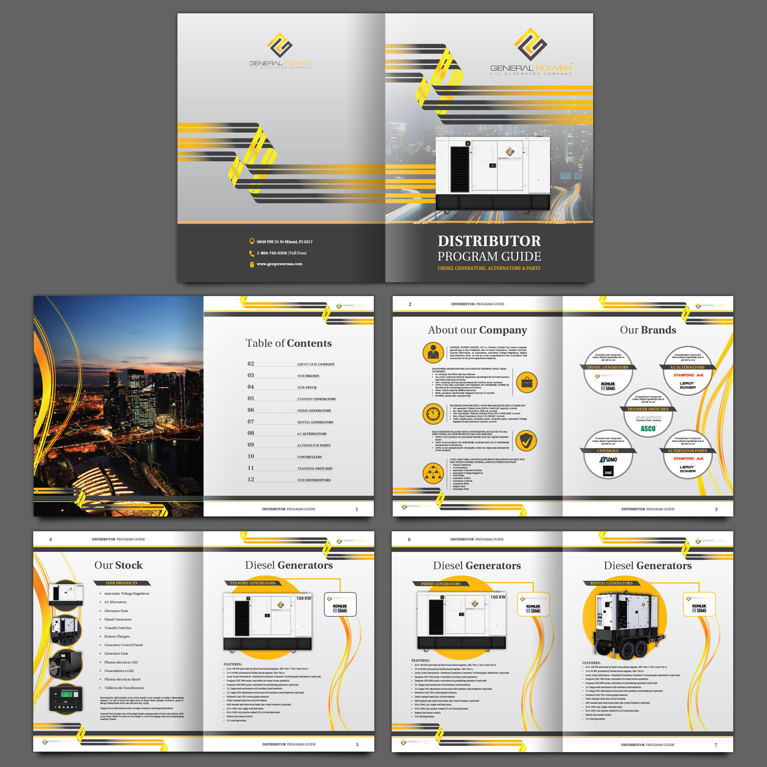 Brochure Design by Ashley Erasmus for General Power Limited, Inc. | Design #20007806
