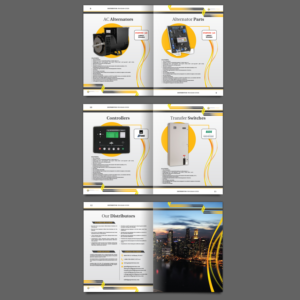 Brochure Design by Ashley Erasmus for General Power Limited, Inc. | Design: #20007813