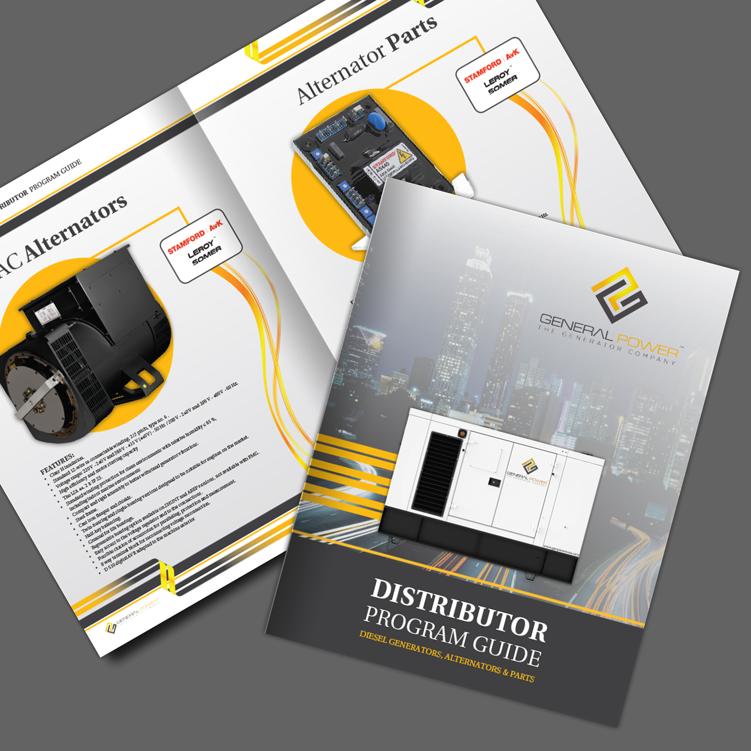 Brochure Design by Ashley Erasmus for General Power Limited, Inc. | Design #20014137