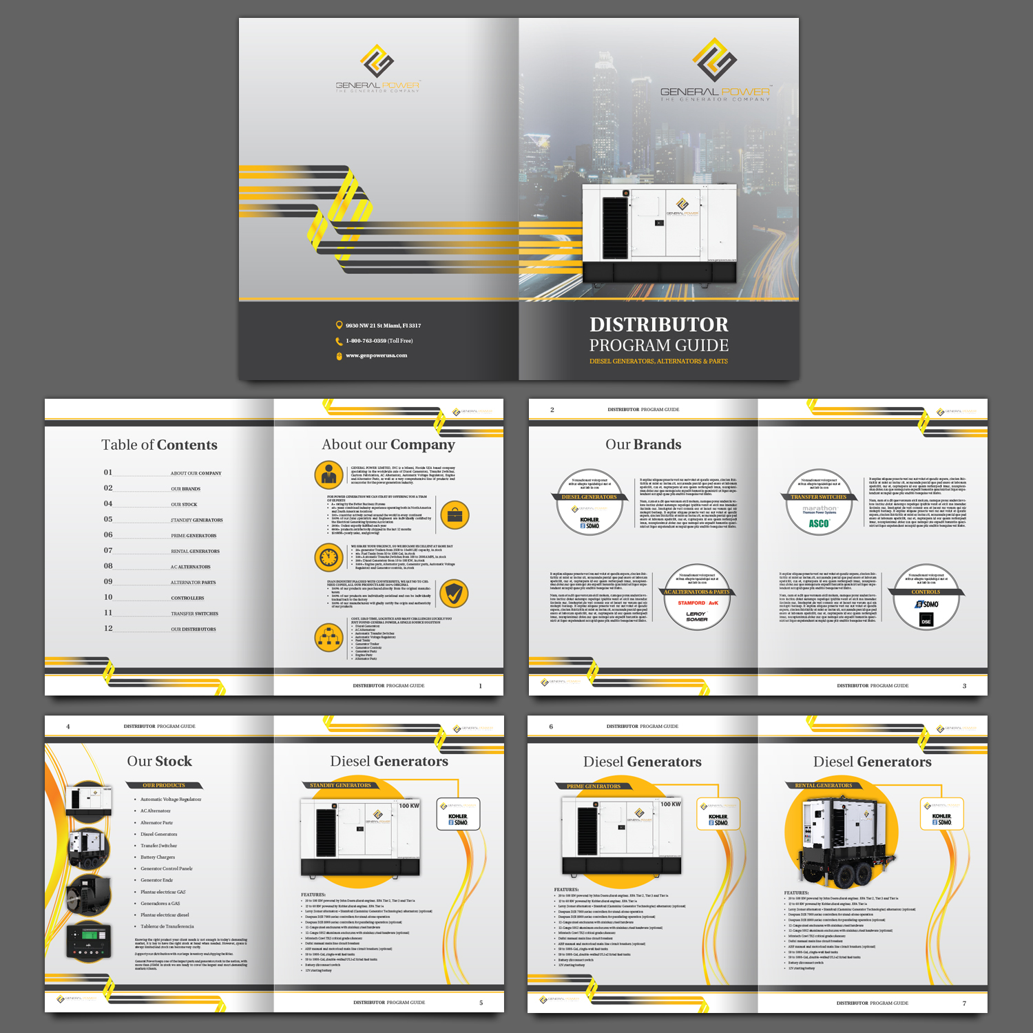 Design de Brochure par Ashley Erasmus pour General Power Limited, Inc. | Design #20016991