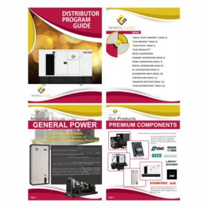 Brochure Design by The Dani for General Power Limited, Inc. | Design: #20008139