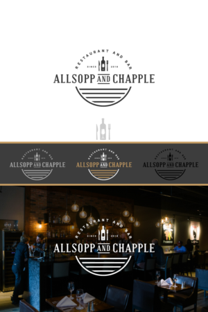 Allsopp and Chapple Restaurant & Bar | Logo Design by AHGDesign
