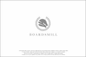 'BOARDSMILL STUD' or 'BOARDSMILL' | Logo Design by nusdofficial