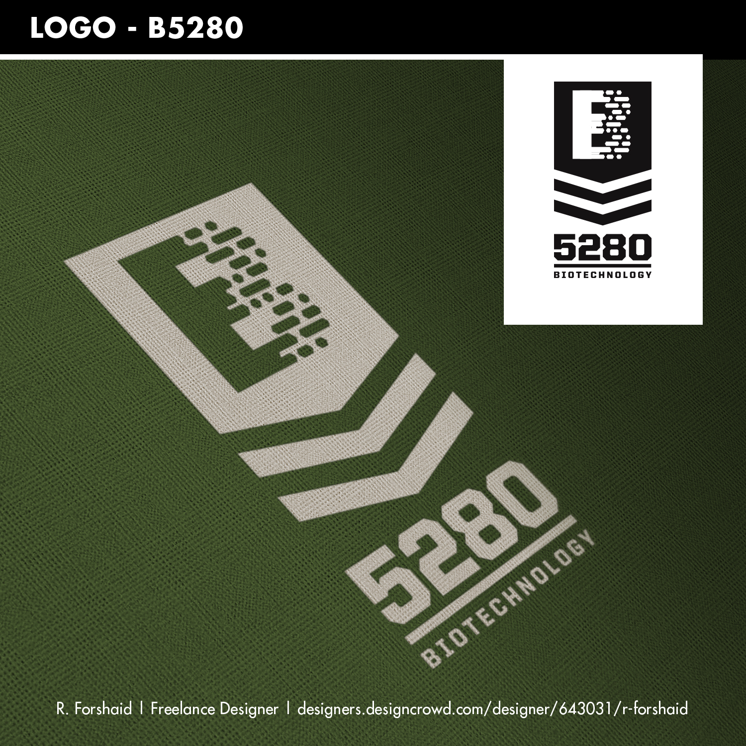 Logo Design by R. Forshaid for this project | Design #20014724